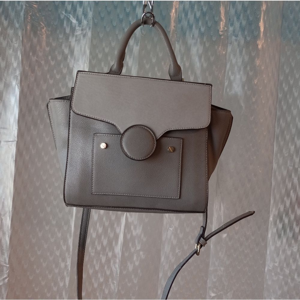 Danielle Nicole Grey 2 Tone Crossbody Bag